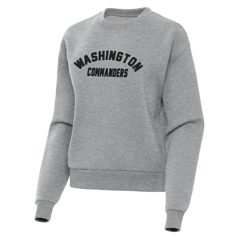 Washington Commanders Antigua Women's Victory Sweatshirt Heather Gray | NFL