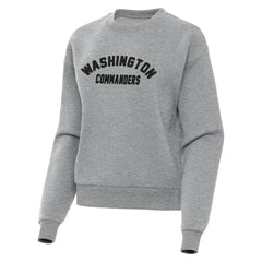 Washington Commanders Antigua Women's Victory Sweatshirt Heather Gray | NFL