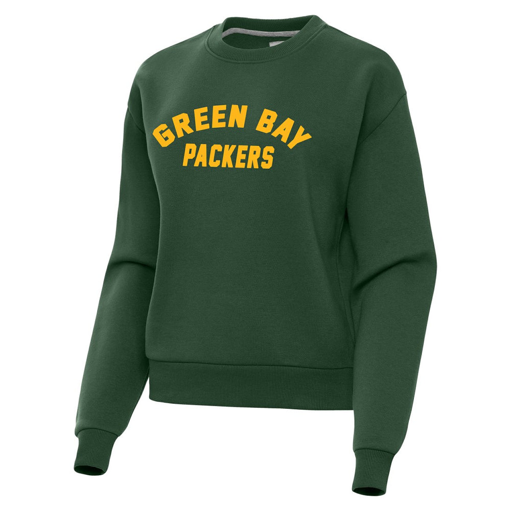 Green Bay Packers Antigua Women's Victory Sweatshirt Hunter Green | NFL
