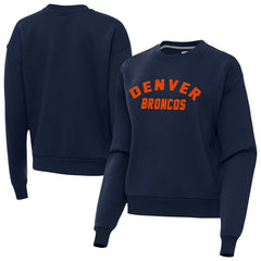 Denver Broncos Antigua Women's Victory Sweatshirt Navy | NFL