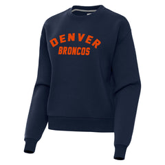Denver Broncos Antigua Women's Victory Sweatshirt Navy | NFL