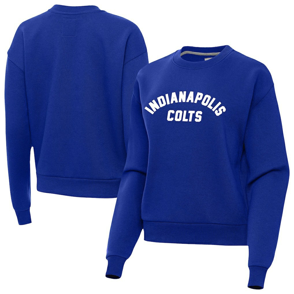 Indianapolis Colts Antigua Women's Victory Sweatshirt Royal | NFL