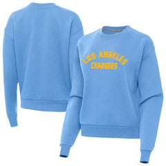 Los Angeles Chargers Antigua Women's Victory Sweatshirt Powder Blue | NFL