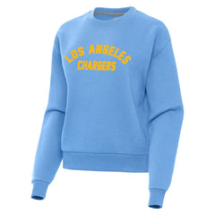 Los Angeles Chargers Antigua Women's Victory Sweatshirt Powder Blue | NFL