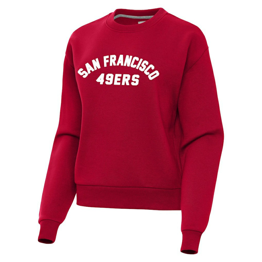 San Francisco 49ers Antigua Women's Victory Sweatshirt Scarlet | NFL