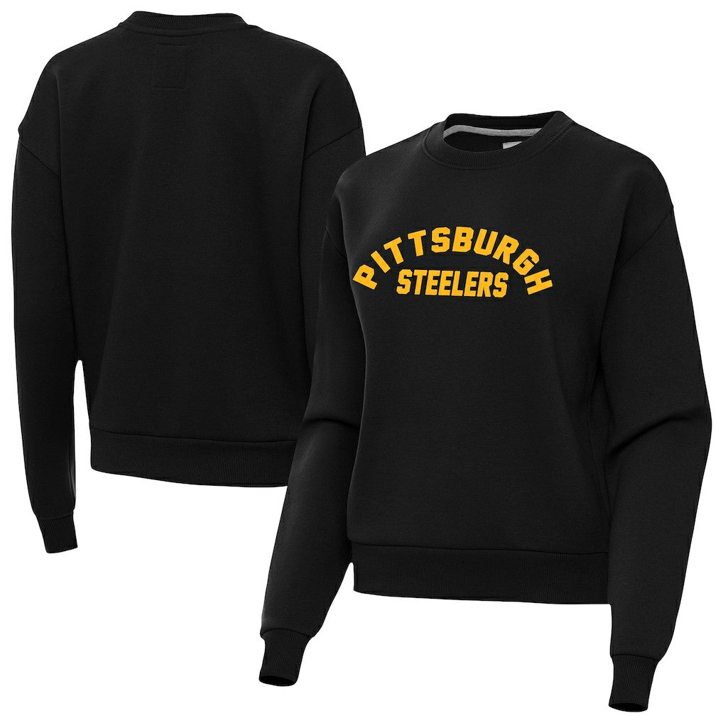 Pittsburgh Steelers Antigua Women's Victory Sweatshirt Black | NFL