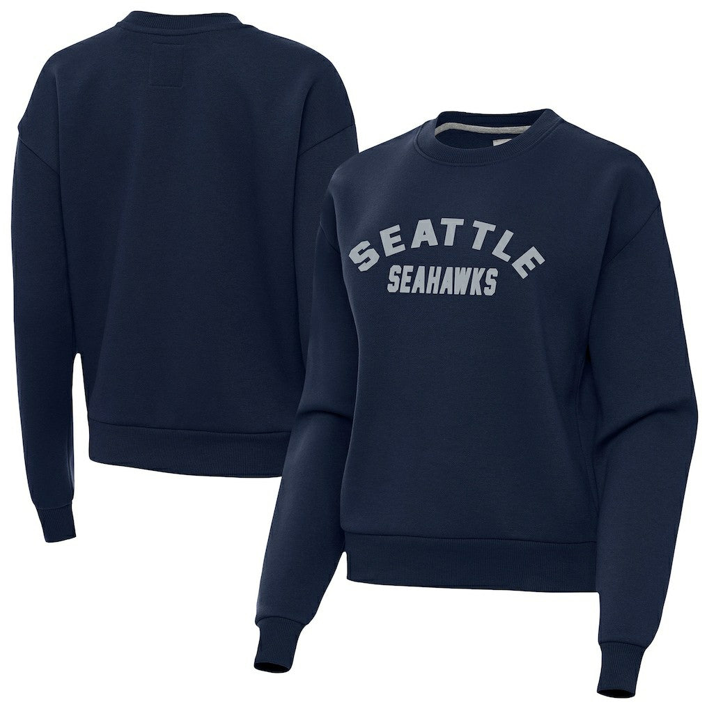 Seattle Seahawks Antigua Women's Victory Sweatshirt Navy | NFL