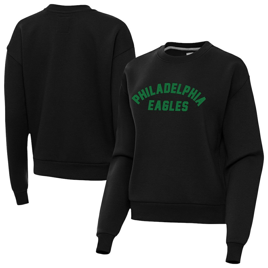 Philadelphia Eagles Antigua Women's Victory Sweatshirt Black | NFL