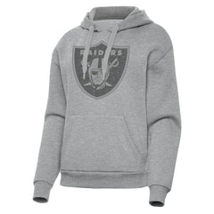 Las Vegas Raiders Antigua Women's Victory Hoodie Heather Gray | NFL