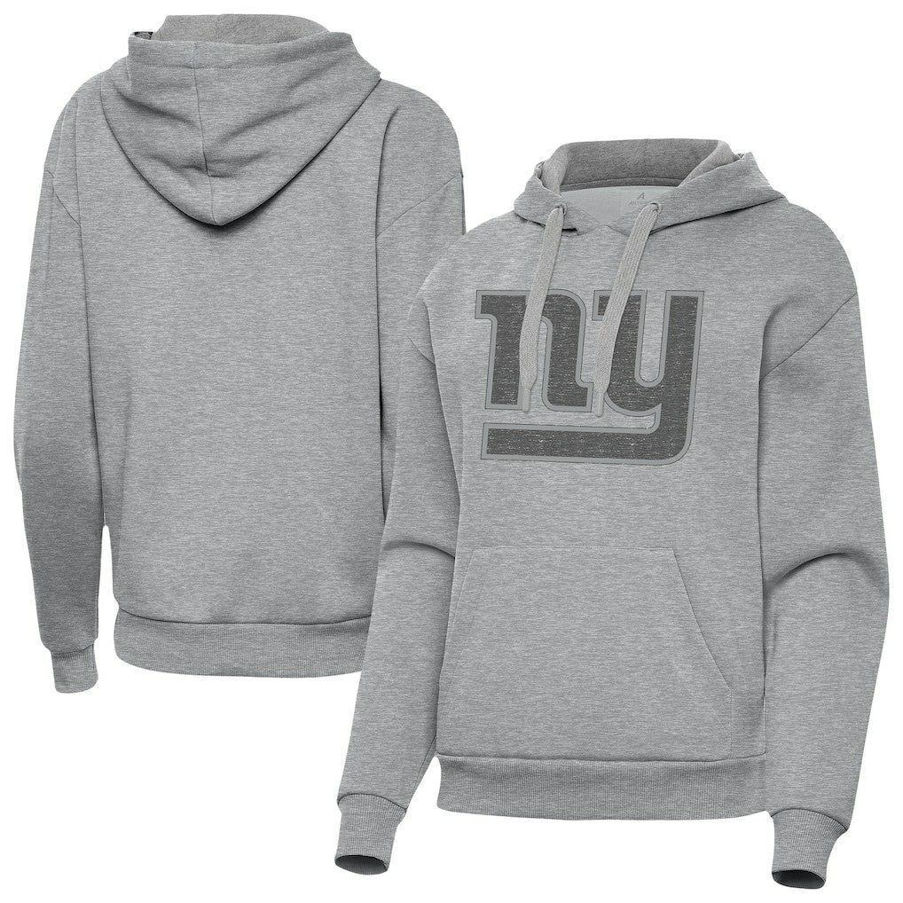 New York Giants Antigua Women's Victory Hoodie Heather Gray | NFL