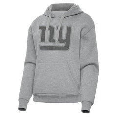 New York Giants Antigua Women's Victory Hoodie Heather Gray | NFL