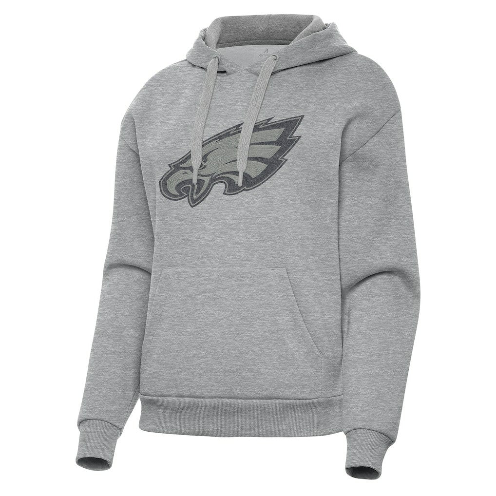 Philadelphia Eagles Antigua Women's Victory Hoodie Heather Gray | NFL
