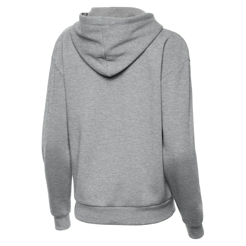 San Francisco 49ers Antigua Women's Victory Hoodie Heather Gray | NFL
