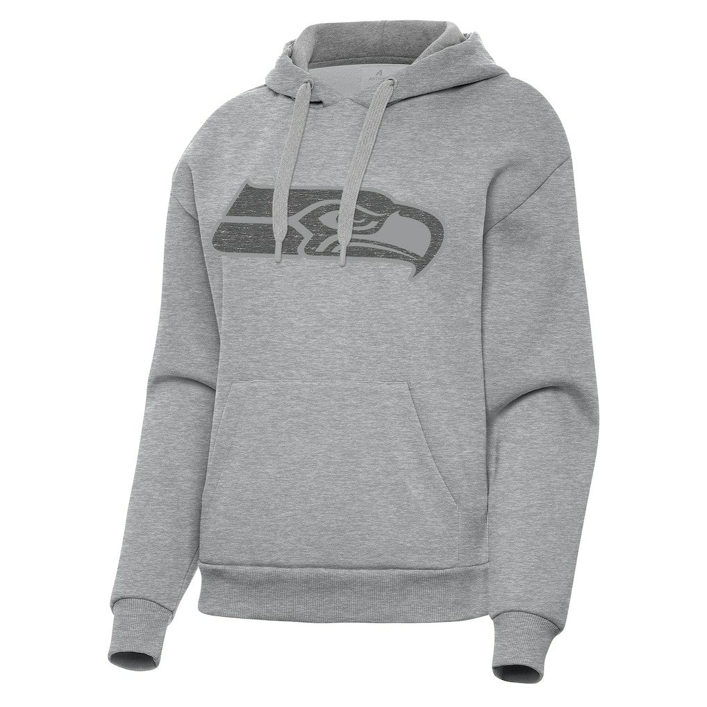 Seattle Seahawks Antigua Women's Victory Hoodie Heather Gray | NFL