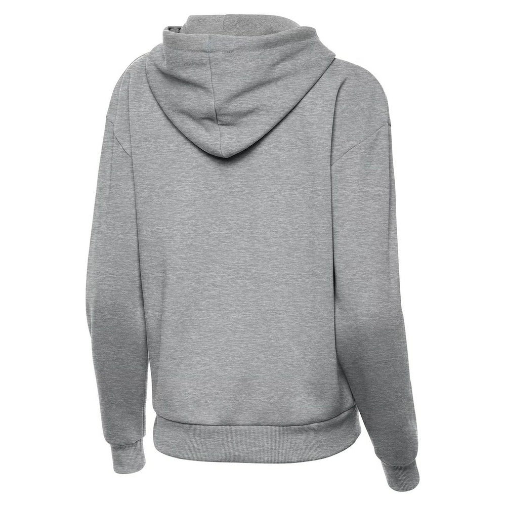 Denver Broncos Antigua Women's Victory Hoodie Heather Gray | NFL