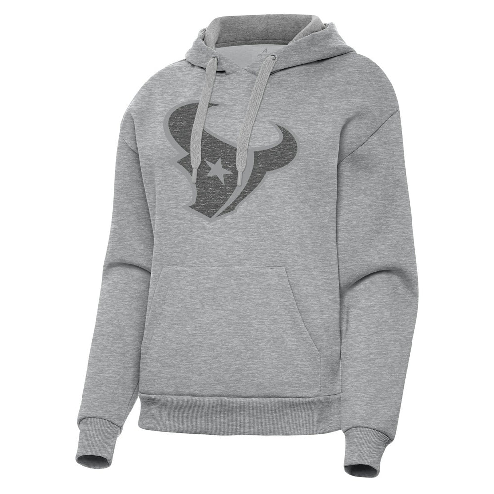 Houston Texans Antigua Women's Victory Hoodie Heather Gray | NFL