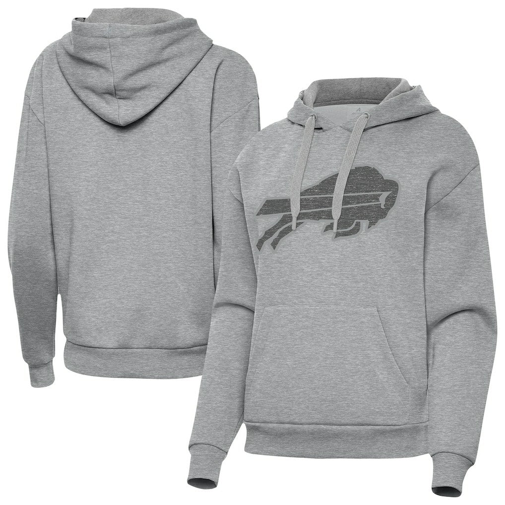 Buffalo Bills Antigua Women's Victory Hoodie Heather Gray | NFL