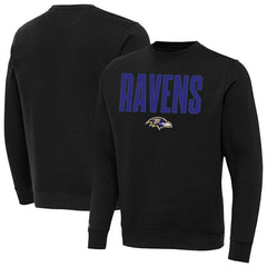 Baltimore Ravens Antigua Victory Sweatshirt Black | NFL