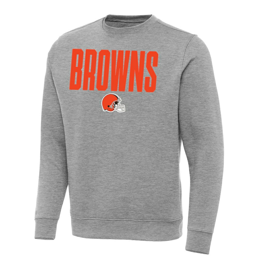 Cleveland Browns Antigua Victory Sweatshirt Heather Gray | NFL
