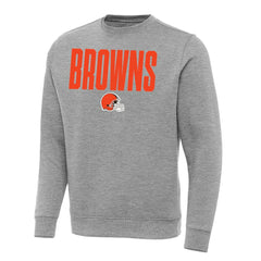 Cleveland Browns Antigua Victory Sweatshirt Heather Gray | NFL