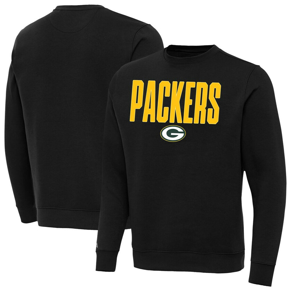 Green Bay Packers Antigua Victory Sweatshirt Black | NFL
