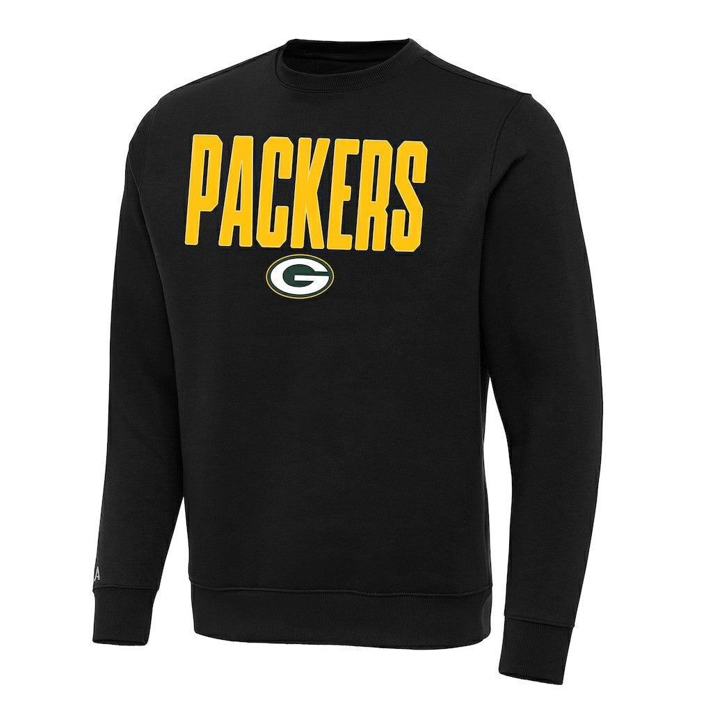 Green Bay Packers Antigua Victory Sweatshirt Black | NFL