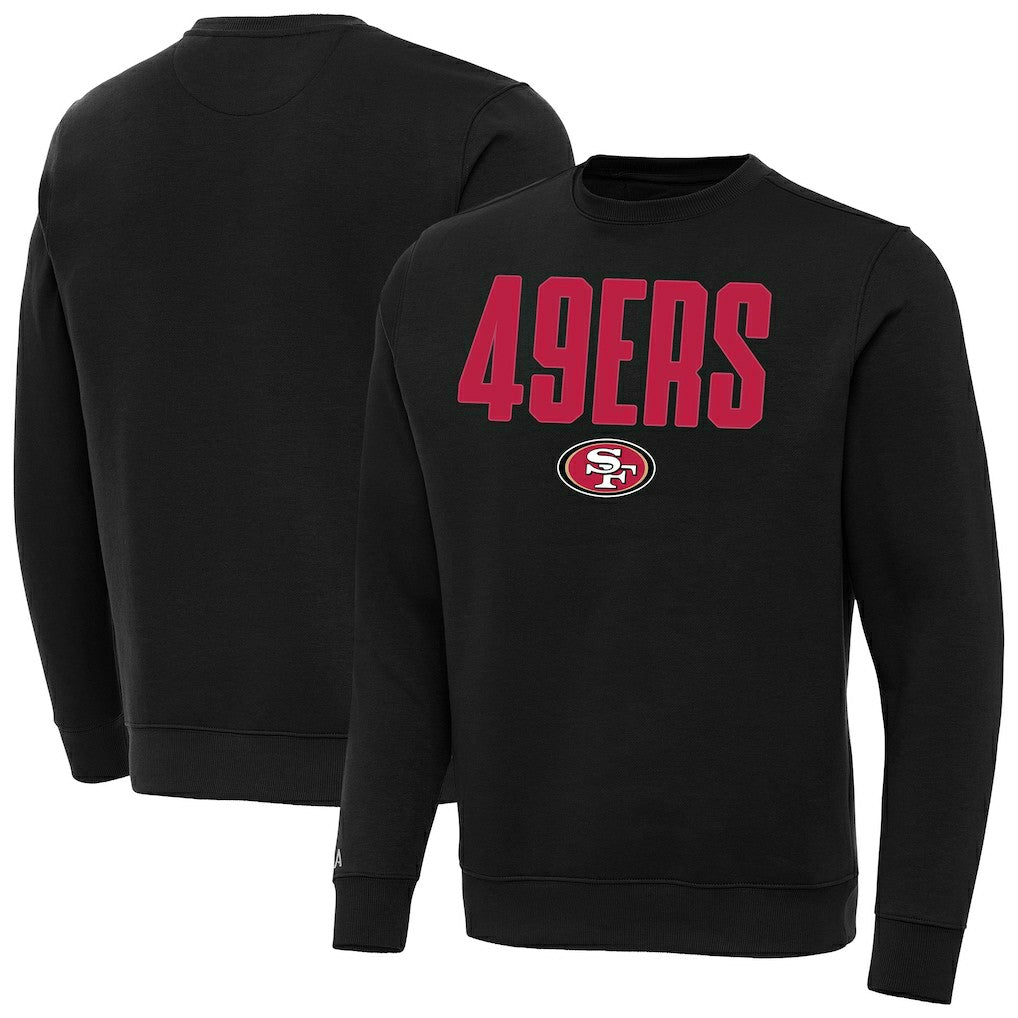 San Francisco 49ers Antigua Victory Sweatshirt Black | NFL