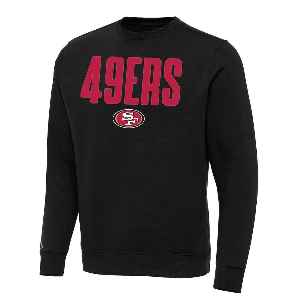 San Francisco 49ers Antigua Victory Sweatshirt Black | NFL