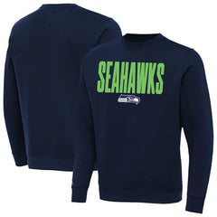 Seattle Seahawks Antigua Victory Sweatshirt Navy | NFL