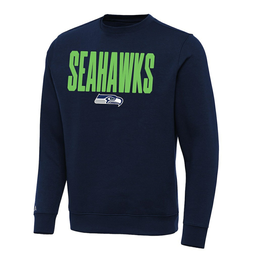 Seattle Seahawks Antigua Victory Sweatshirt Navy | NFL