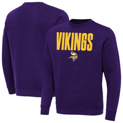 Minnesota Vikings Antigua Victory Sweatshirt Purple | NFL