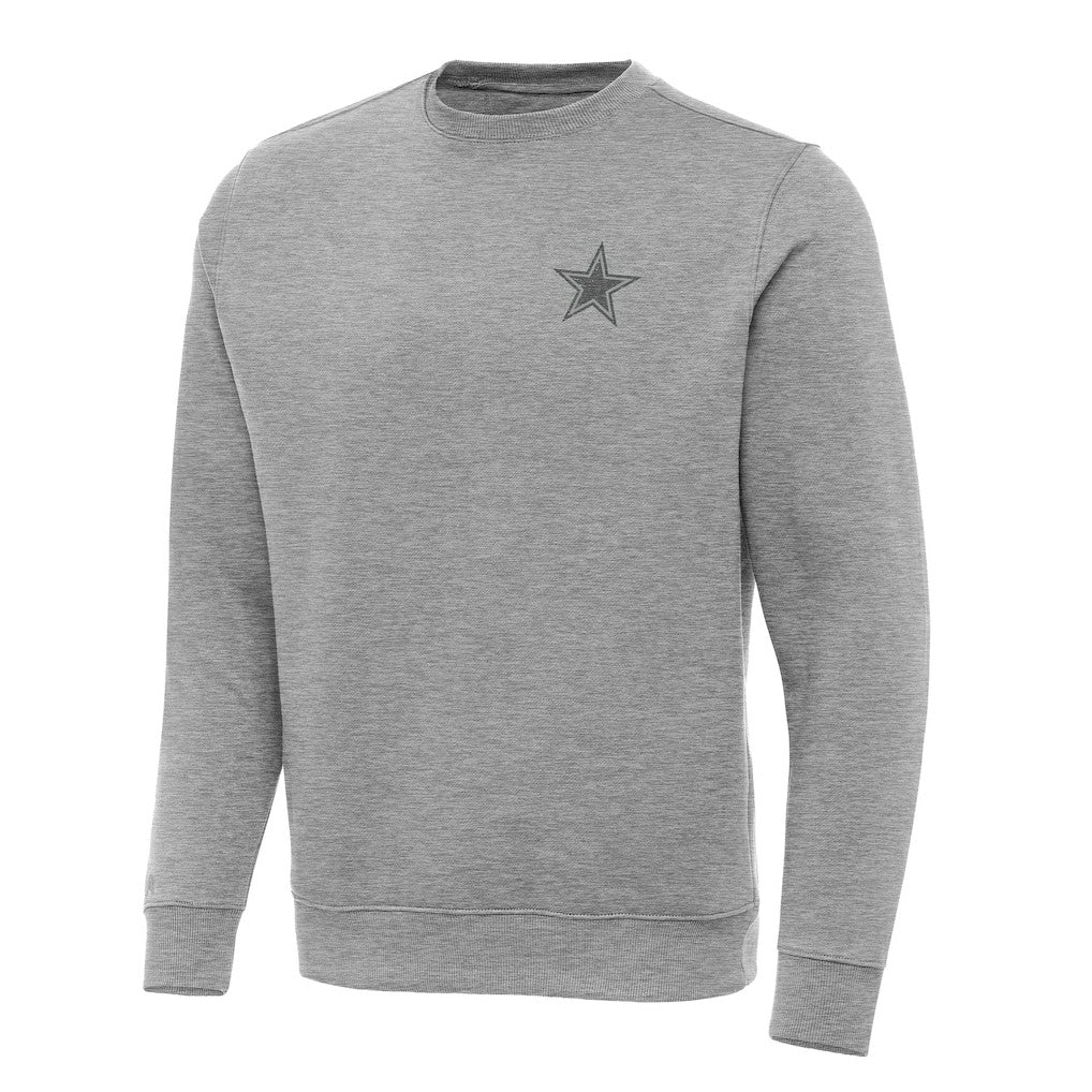 Dallas Cowboys Antigua Victory Sweatshirt Heather Gray | NFL