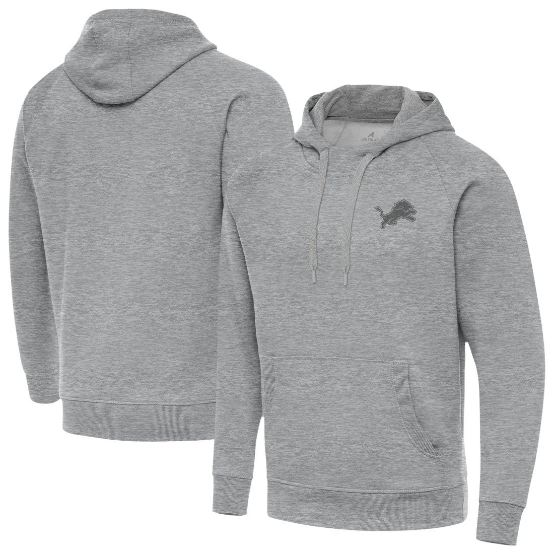Detroit Lions Antigua Victory Hoodie Heather Gray | NFL