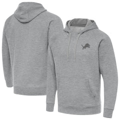 Detroit Lions Antigua Victory Hoodie Heather Gray | NFL