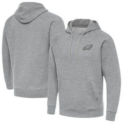 Philadelphia Eagles Antigua Victory Hoodie Heather Gray | NFL