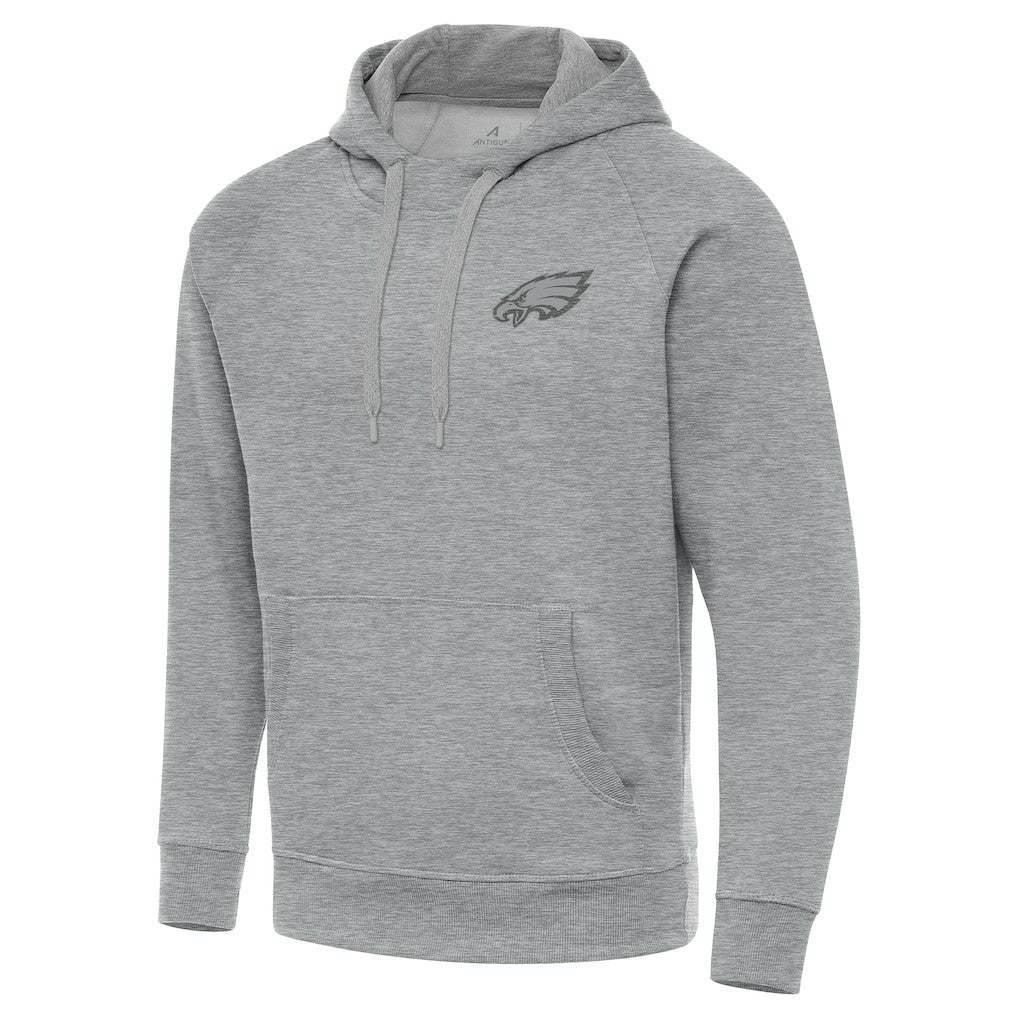 Philadelphia Eagles Antigua Victory Hoodie Heather Gray | NFL