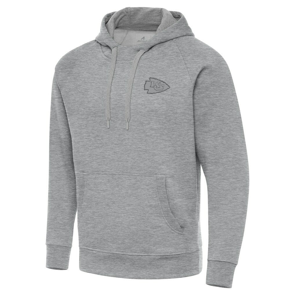 Kansas City Chiefs Antigua Victory Hoodie Heather Gray | NFL