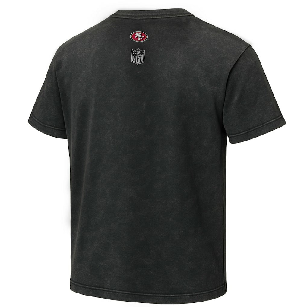San Francisco 49ers EQUIHUA Retro T-Shirt Black | NFL