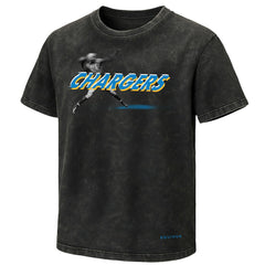 Los Angeles Chargers EQUIHUA Retro T-Shirt Black | NFL