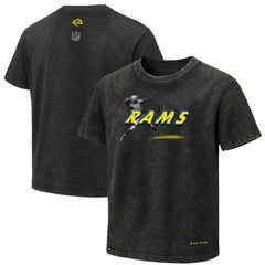 Los Angeles Rams EQUIHUA Retro T-Shirt Black | NFL