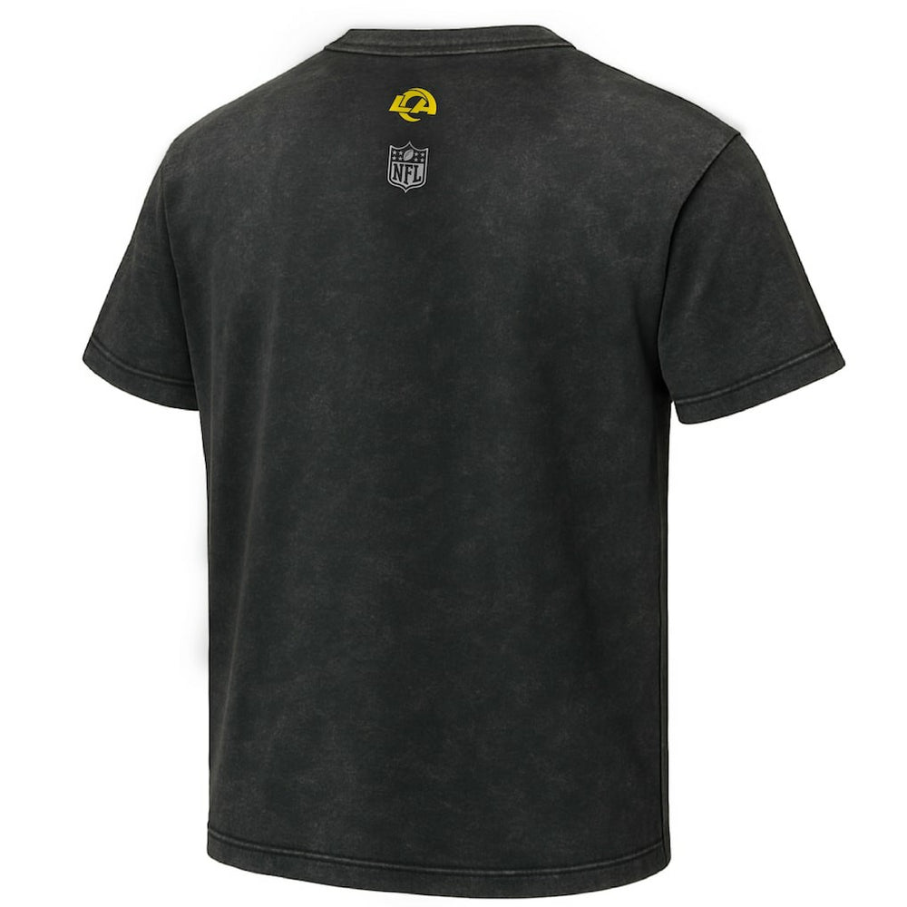 Los Angeles Rams EQUIHUA Retro T-Shirt Black | NFL