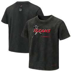 Houston Texans EQUIHUA Retro T-Shirt Black | NFL