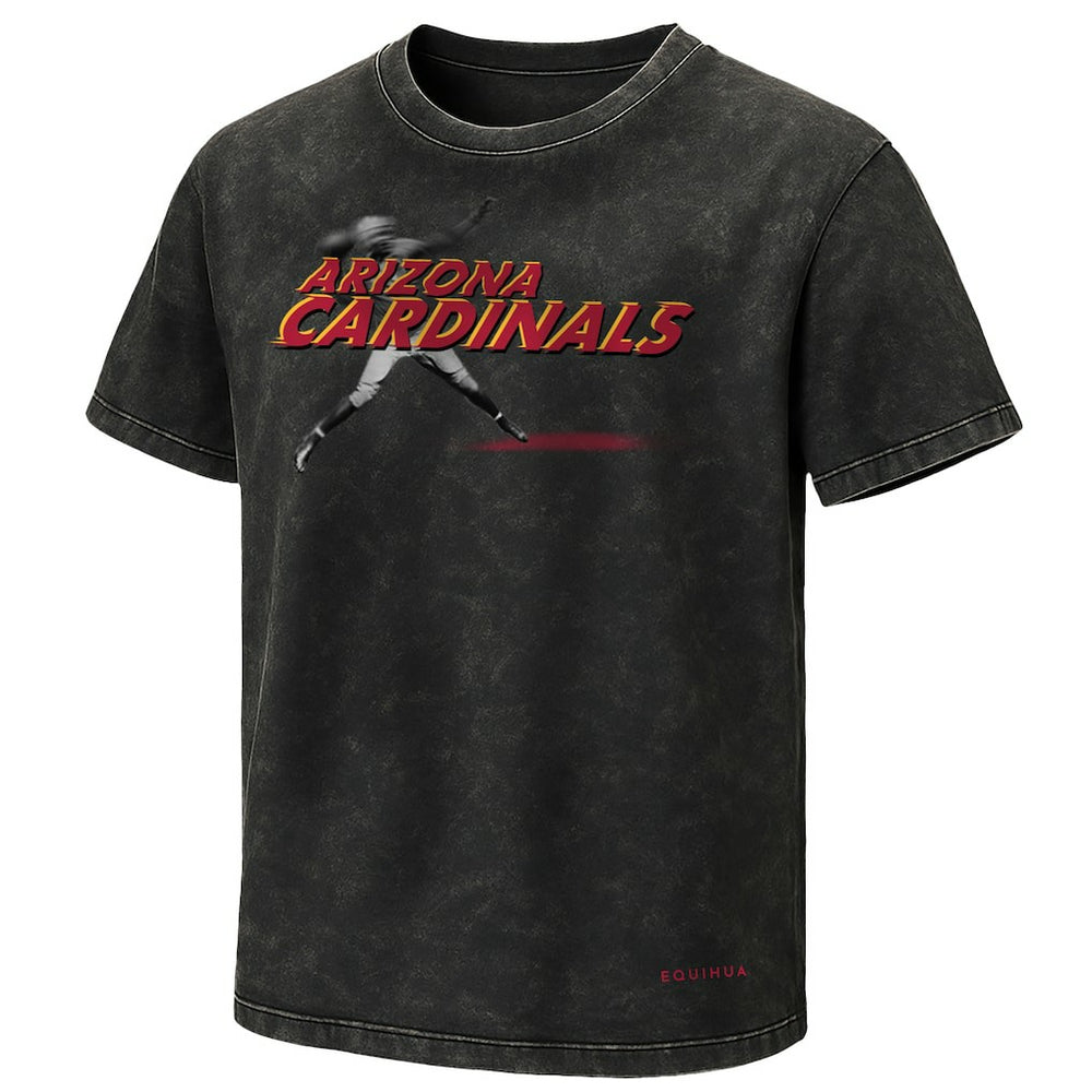 Arizona Cardinals EQUIHUA Retro T-Shirt Black | NFL