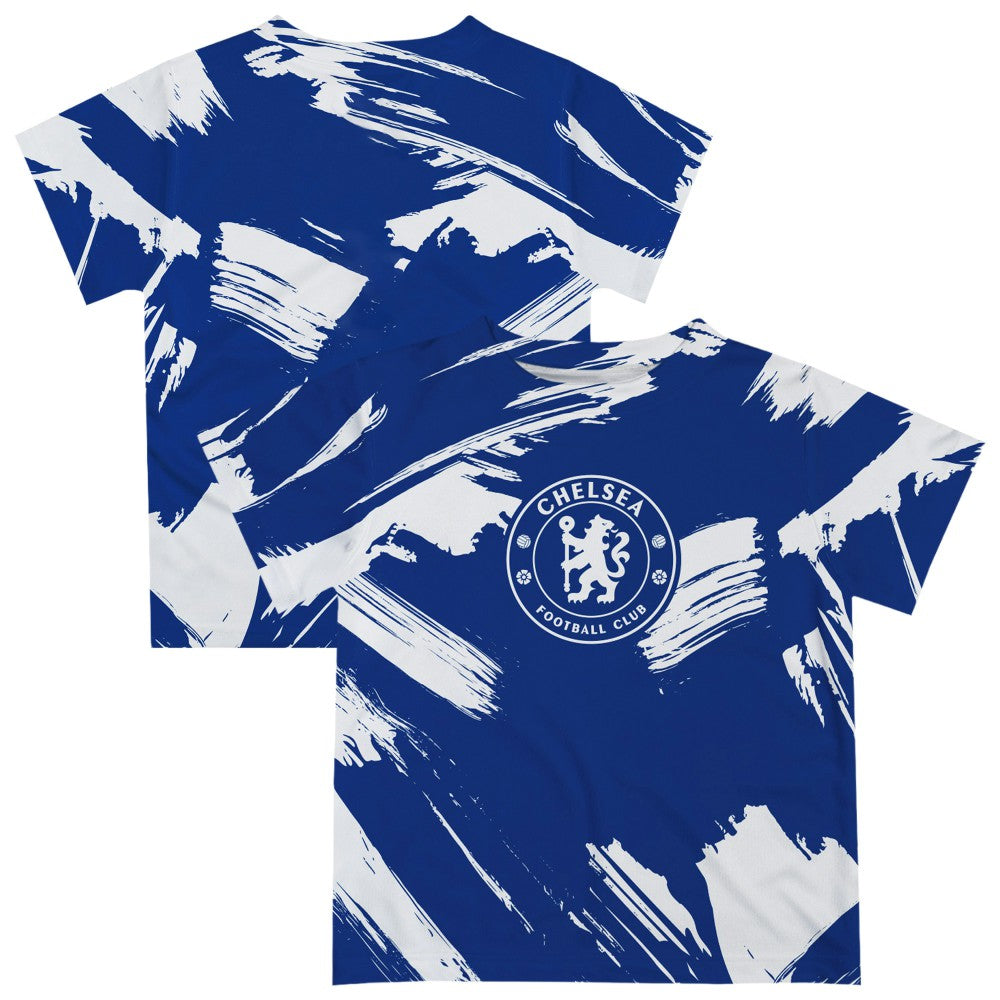 Chelsea Vive La Fete Youth Paint Brush T-Shirt Blue - FIFA World CUP