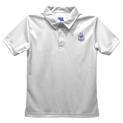 France National Team Vive La Fete Youth Solid Polo White - FIFA World CUP