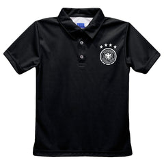Germany National Team Vive La Fete Youth Solid Polo Black - FIFA World CUP