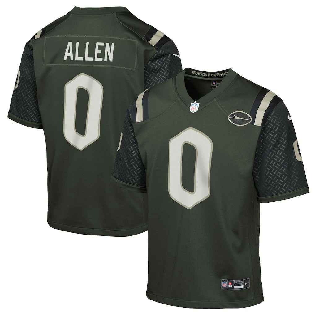 Braelon Allen New York Jets Youth 2025 Rivalries Collection Game Jersey Gotham Green | Nike for Sale