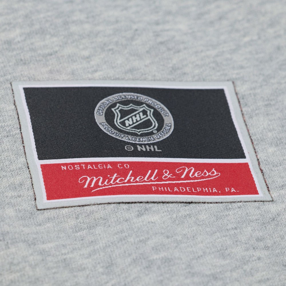 Nashville Predators Mitchell & Ness Women's Hockey Night Sweatshirt - Heather Gray - NHL