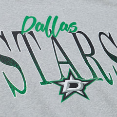 Dallas Stars Mitchell & Ness Women's Hockey Night Sweatshirt - Heather Gray - NHL
