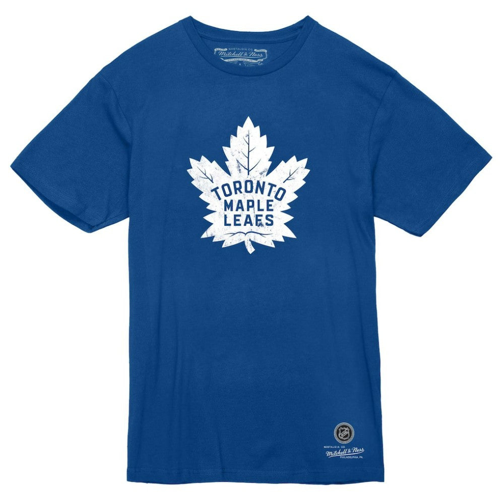 Toronto Maple Leafs Mitchell & Ness Heritage T-Shirt - Blue - NHL
